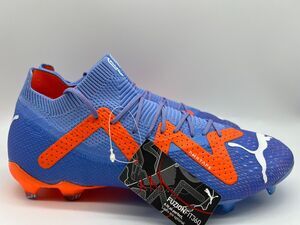 Puma Future Ultimate FG AG Soccer 107165 01 Blue Glimmer Men's Size 10.5